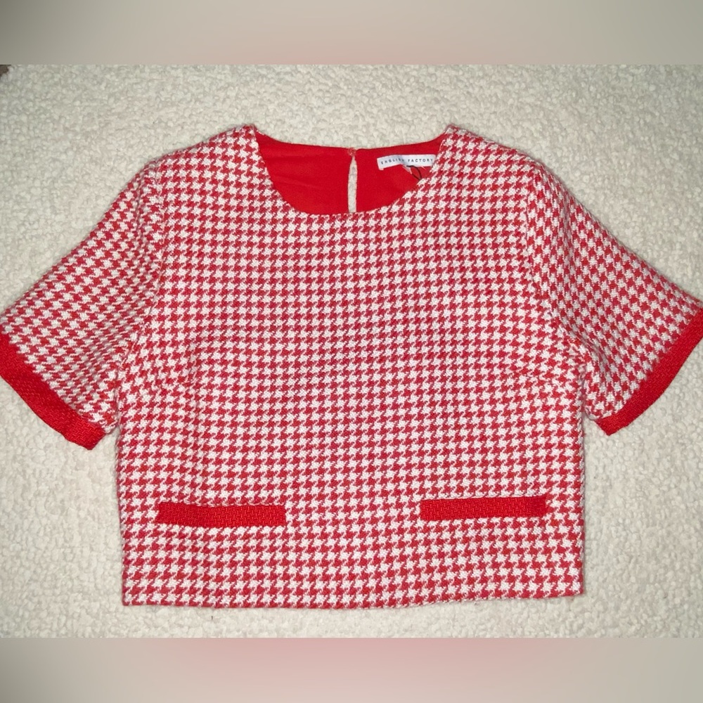 Beautiful Tweed Structured Top